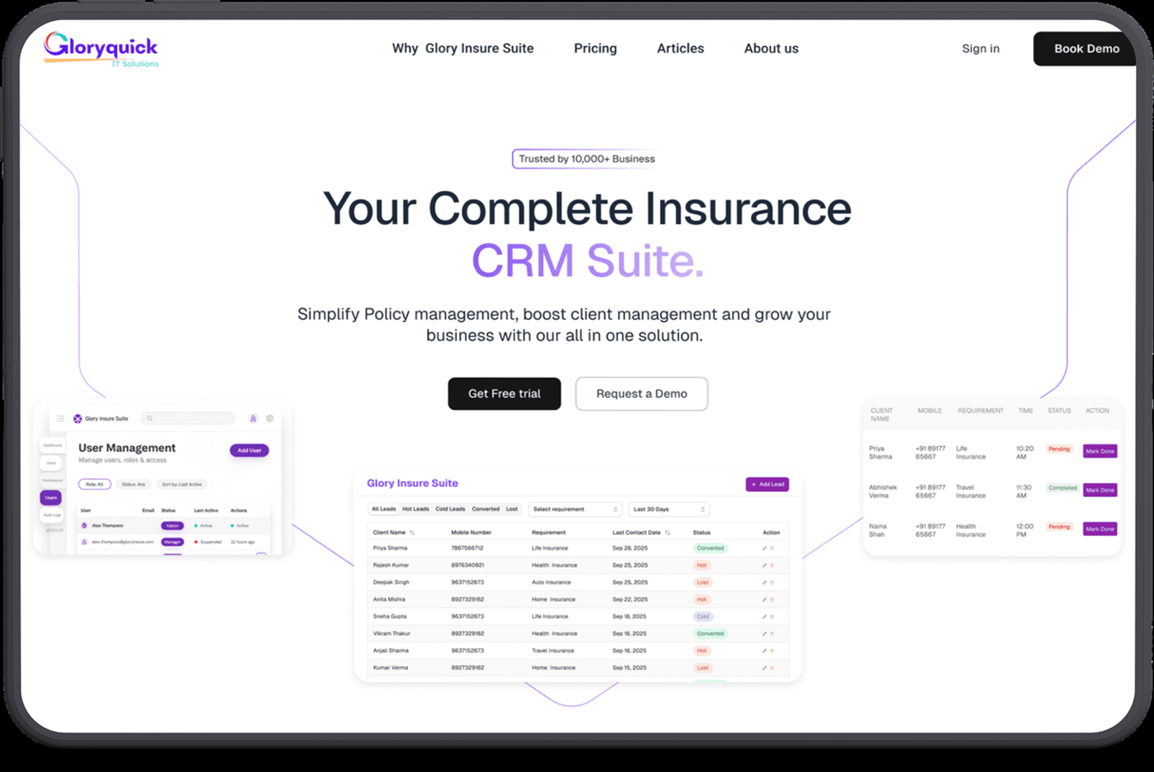 Boosting Insurance Efficiency with Glory Insure Suite